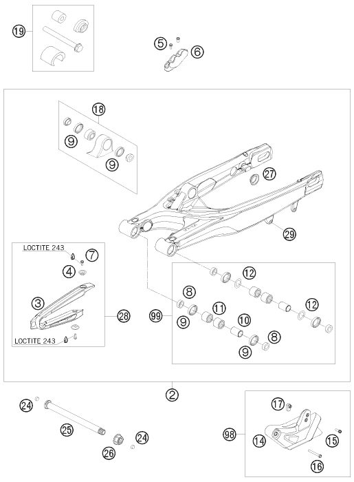Náhled schématu SWING ARM