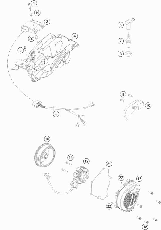 Náhled schématu IGNITION SYSTEM