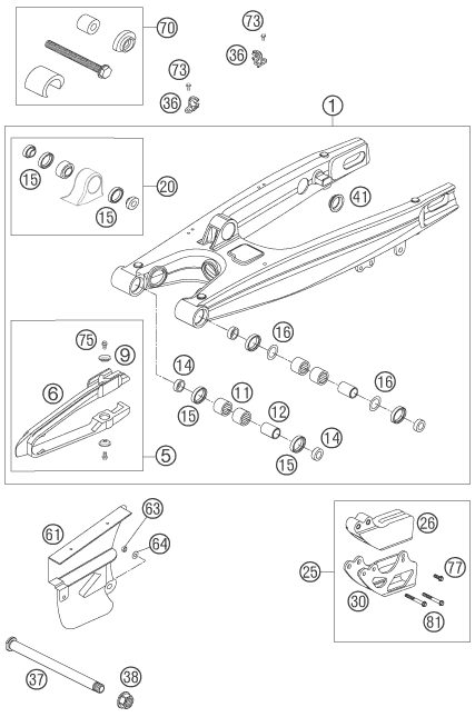 Náhled schématu SWING ARM