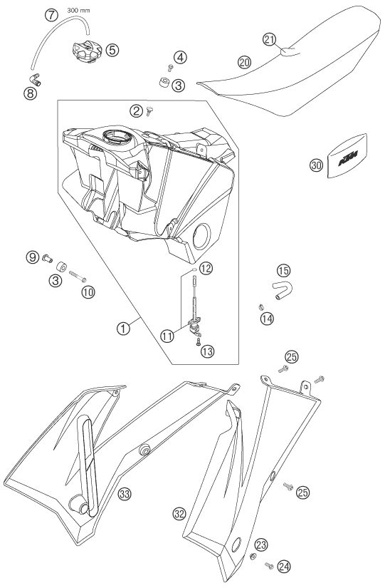 Náhled schématu TANK, SEAT