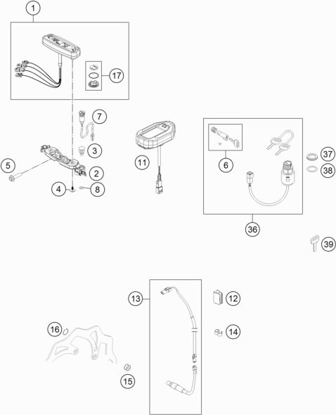 Náhled schématu INSTRUMENTS / LOCK SYSTEM