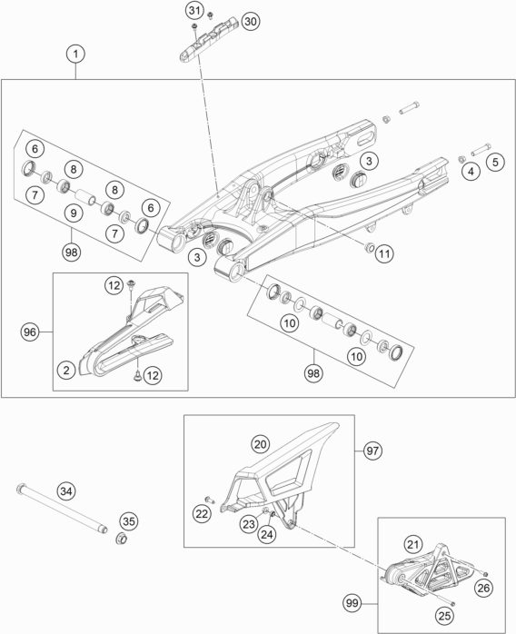 Náhled schématu SWING ARM