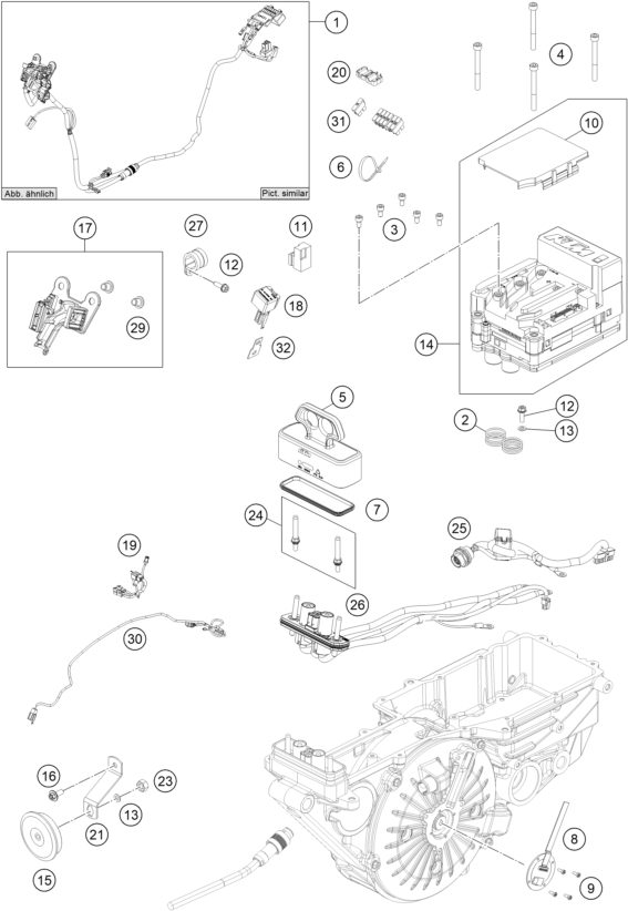 Náhled schématu WIRING HARNESS