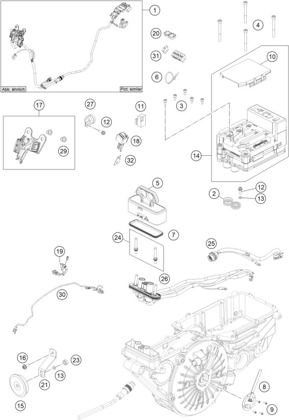 Náhled schématu WIRING HARNESS
