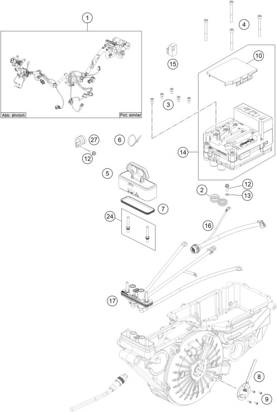 Náhled schématu WIRING HARNESS