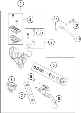 Náhled schématu REAR BRAKE CONTROL