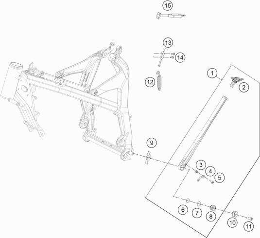 Náhled schématu SIDE / CENTER STAND