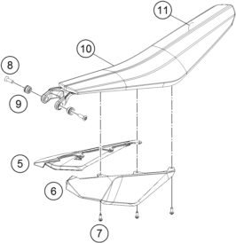 Náhled schématu TANK, SEAT