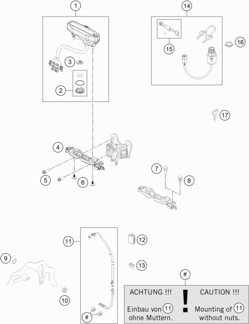 Náhled schématu INSTRUMENTS / LOCK SYSTEM
