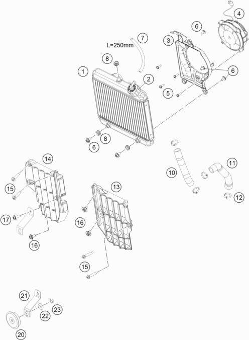 Náhled schématu COOLING SYSTEM