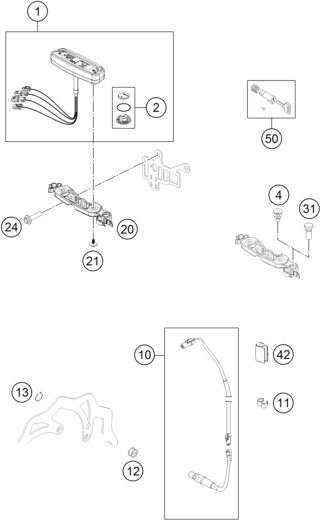Náhled schématu INSTRUMENTS / LOCK SYSTEM
