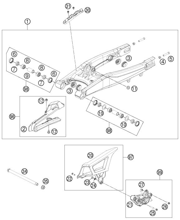 Náhled schématu SWING ARM