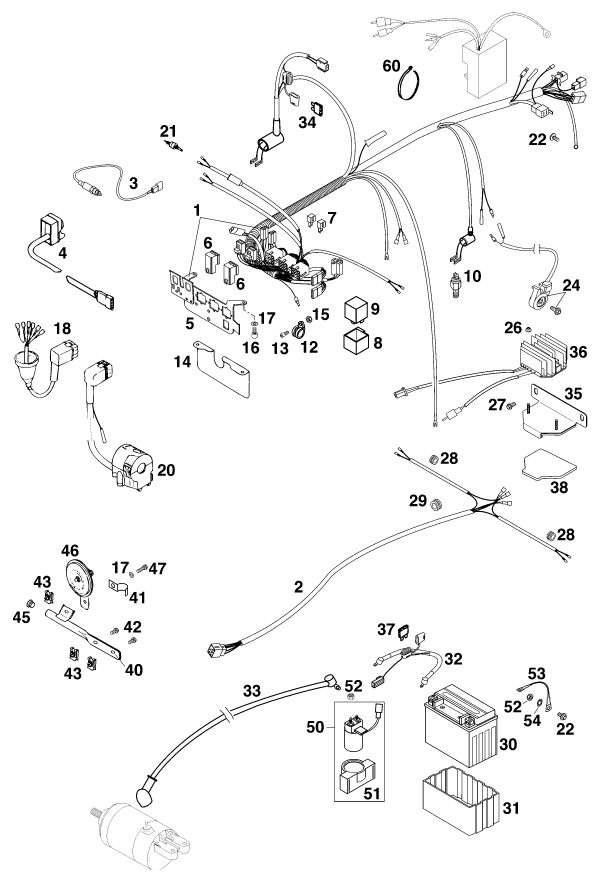 Náhled schématu WIRING HARNESS