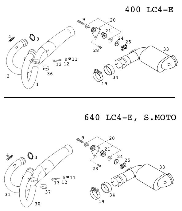 Náhled schématu EXHAUST SYSTEM