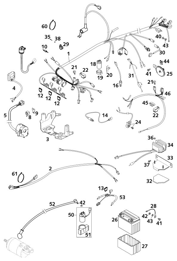 Náhled schématu WIRING HARNESS