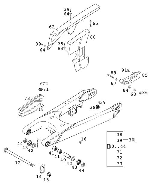 Náhled schématu SWING ARM
