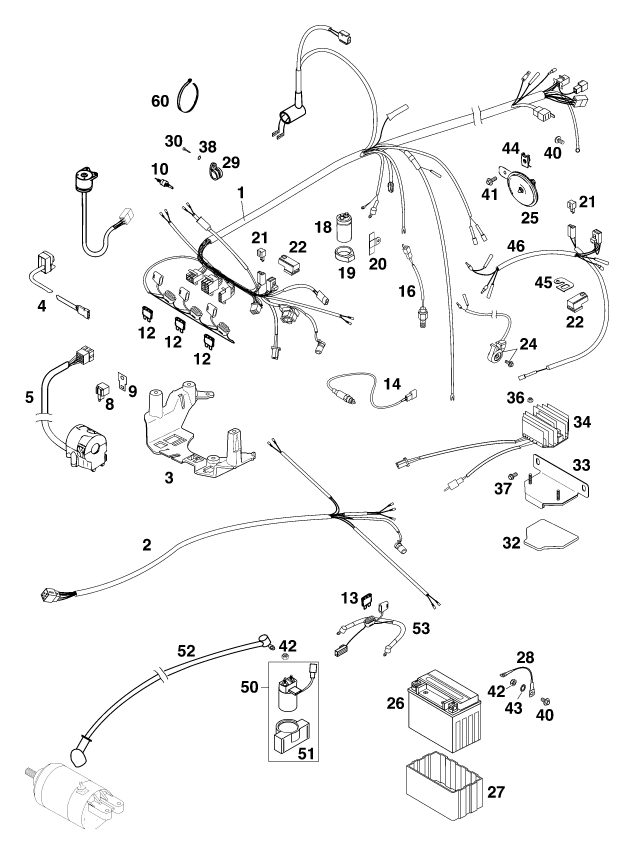 Náhled schématu WIRING HARNESS