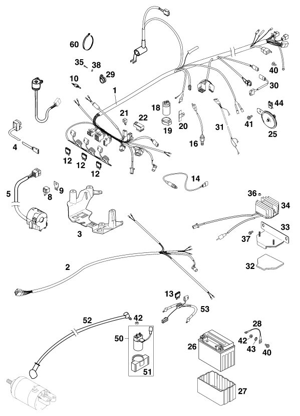 Náhled schématu WIRING HARNESS