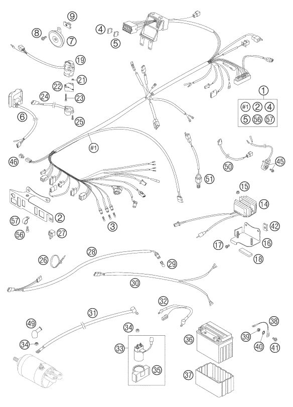 Náhled schématu WIRING HARNESS