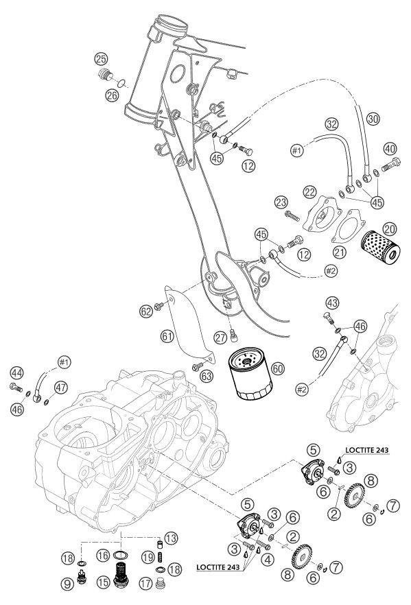 Náhled schématu LUBRICATING SYSTEM