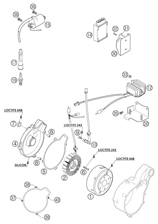 Náhled schématu IGNITION SYSTEM