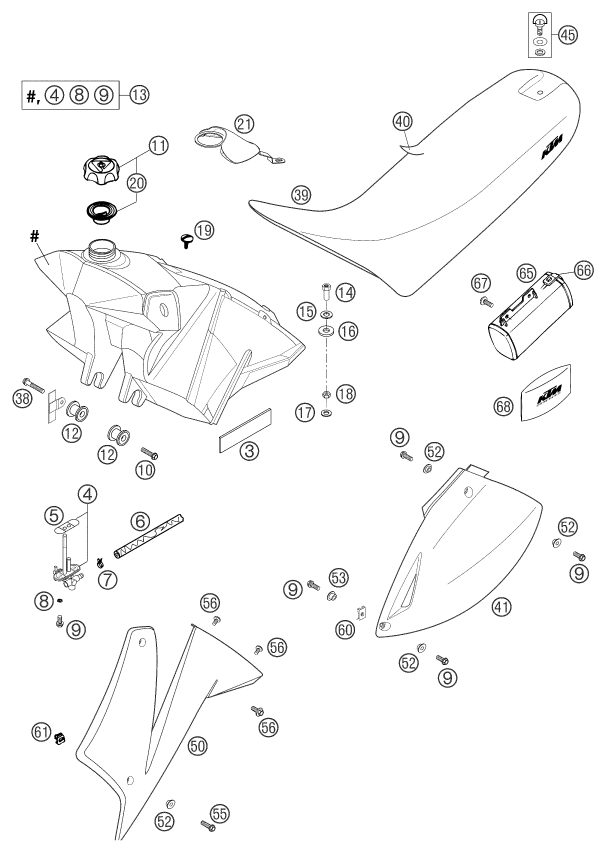 Náhled schématu TANK, SEAT