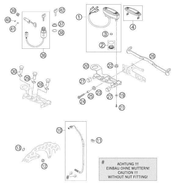 Náhled schématu INSTRUMENTS / LOCK SYSTEM