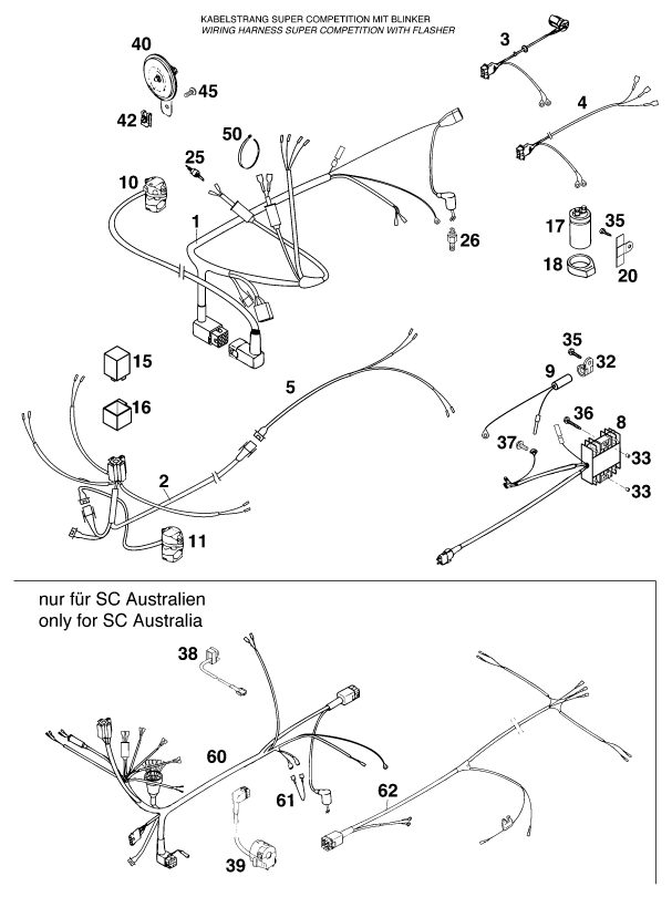 Náhled schématu WIRING HARNESS