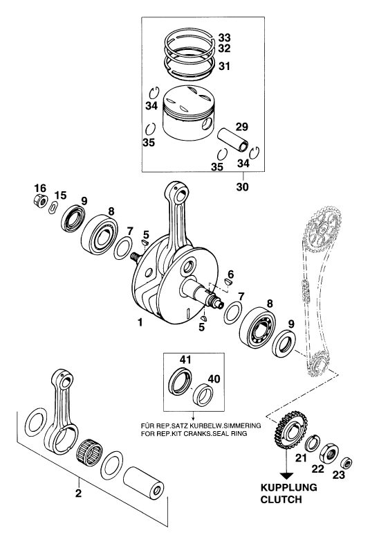 Náhled schématu CRANKSHAFT, PISTON