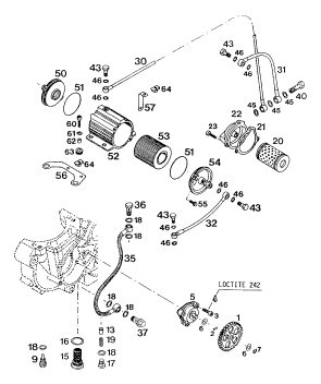 Náhled schématu LUBRICATING SYSTEM