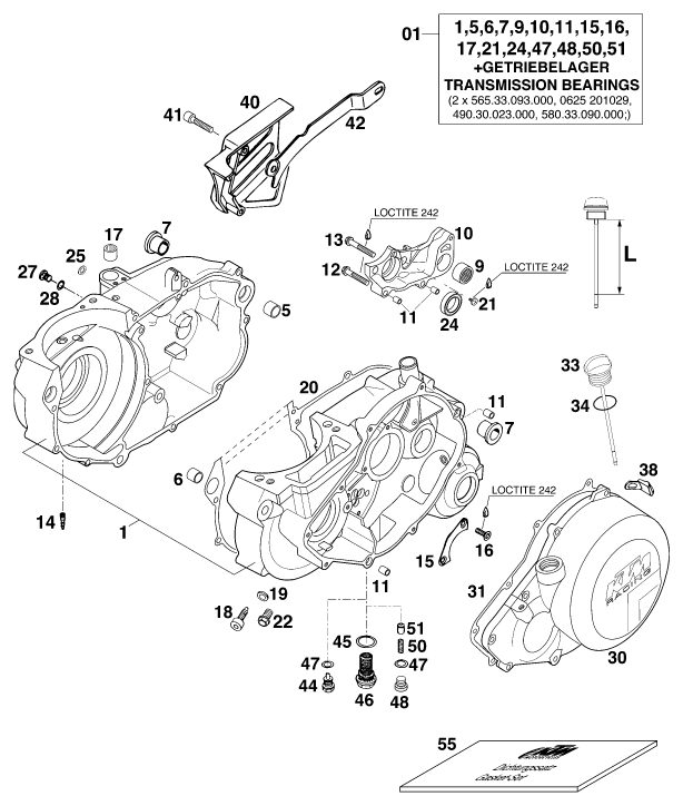 Náhled schématu ENGINE CASE