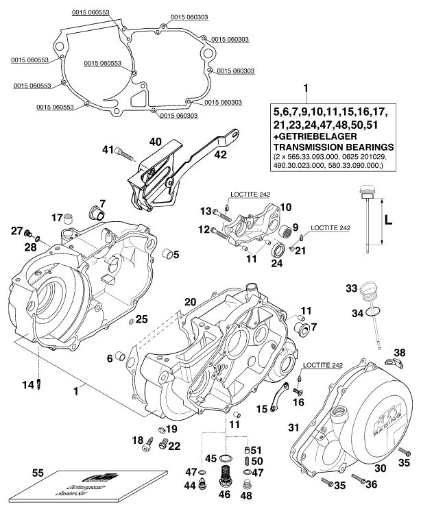 Náhled schématu ENGINE CASE