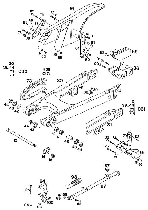 Náhled schématu SWING ARM