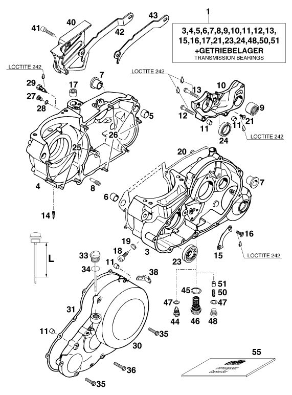 Náhled schématu ENGINE CASE