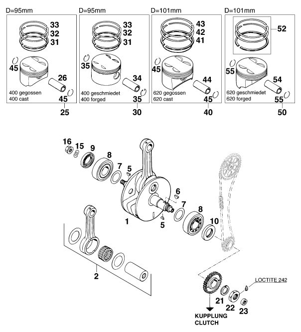 Náhled schématu CRANKSHAFT, PISTON