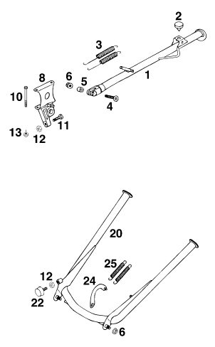 Náhled schématu SIDE / CENTER STAND
