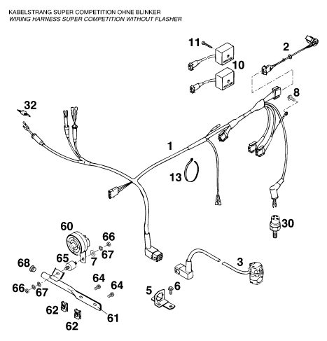 Náhled schématu WIRING HARNESS