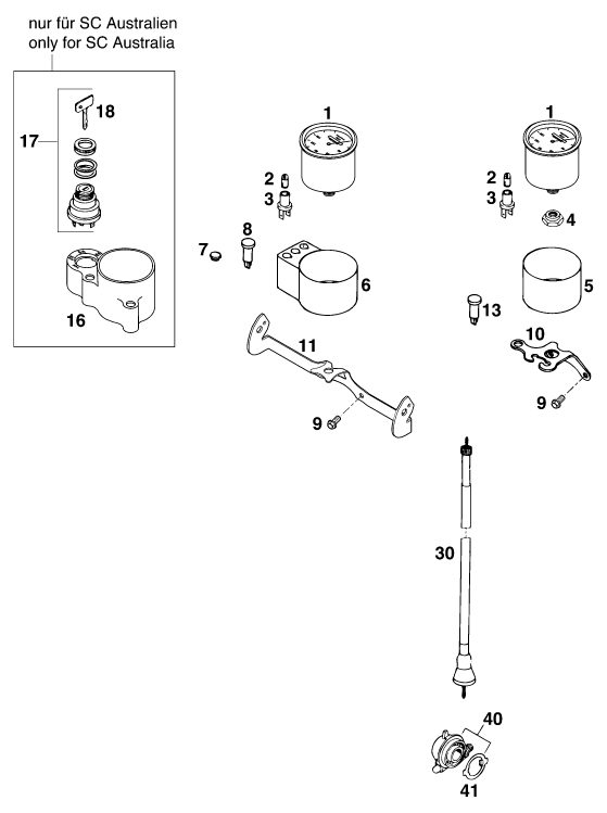 Náhled schématu INSTRUMENTS / LOCK SYSTEM