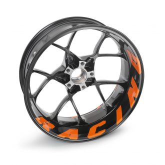 ORANGE RACING RIM STICKER KIT