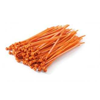 ORANGE CABLE TIES 100PK