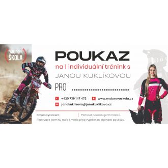 ENDUROVÁ ŠKOLA - JANA KUKLÍKOVÁ + PŮJČENÍ MOTOCYKLU