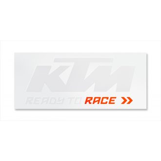 VAN STICKER WHITE/ORANGE