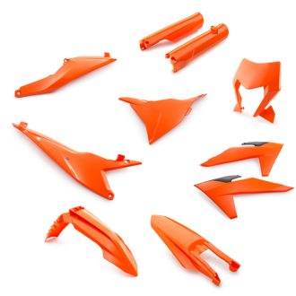 Sada plastů KTM EXC 2024+ - oranžová / černá / bílá / modrá