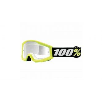 Brýle 100%STRATA mini Junior fluo žlutá 