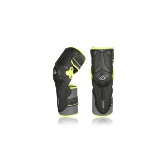 ACERBIS motokrosové chrániče kolen X-Strong černá/fluo žlutá 