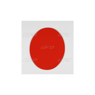 tabulka přední/boční VINTAGE Oval UFO červená 