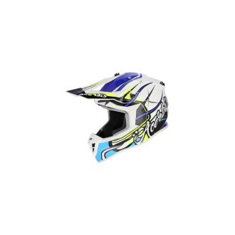 ACERBIS přilba Linear 2206 bílá/modrá