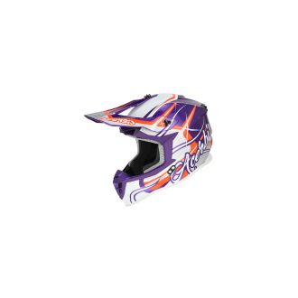 ACERBIS přilba Linear 2206 fialová/bílá