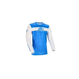 ACERBIS dres MX J-TRACK INC 2.0 bílá/modrá