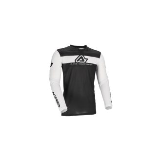 ACERBIS dres MX J-TRACK INC 2.0 bílá/černá